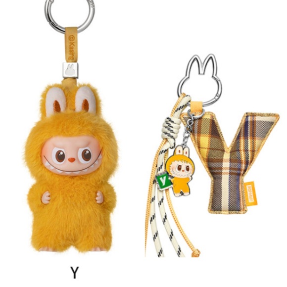 The Monsters Pin for Love Plush and Pendant Bundle: Letter Y - Picture 1 of 1